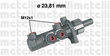 Главный тормозной цилиндр METELLI 05-0280