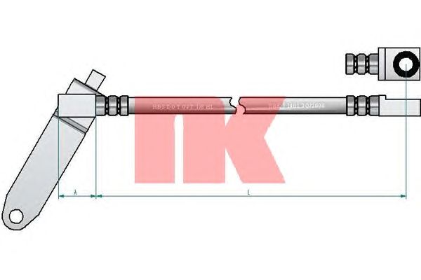 Тормозной шланг NK 8525140
