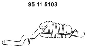 Глушитель EBERSPACHER 95 11 5103