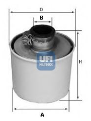 Воздушный фильтр UFI 27.188.00