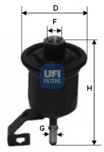 Паливний фільтр UFI 31.776.00