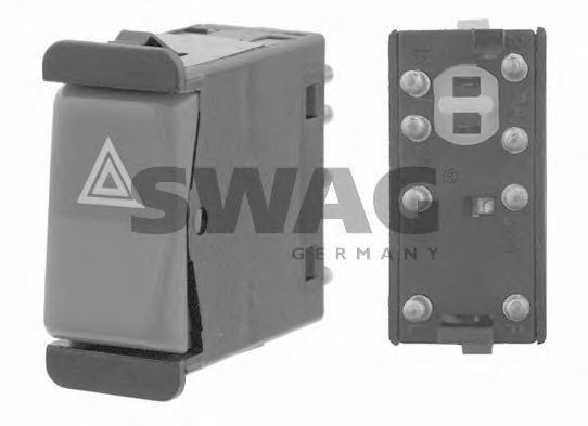 Кнопка включення аварійної сигналізації SWAG 10 92 4199