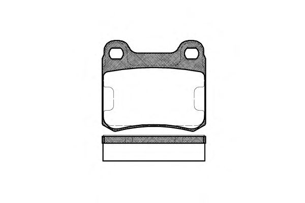 Тормозные колодки REMSA 0157.10