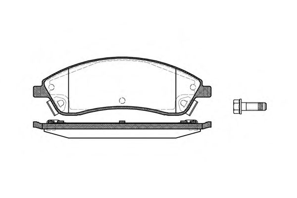 Тормозные колодки REMSA 1086.08