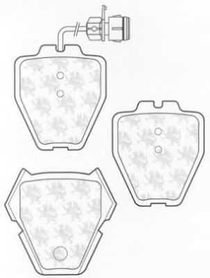 Тормозные колодки QH International BP1268