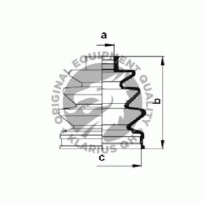 Комплект пыльника ШРУСа QH International QJB847
