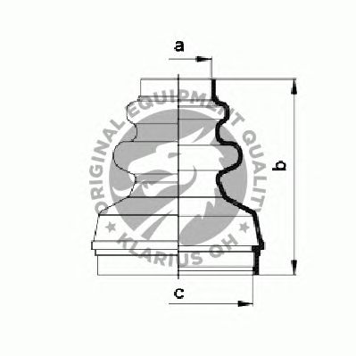 Комплект пыльника ШРУСа QH International QJB779
