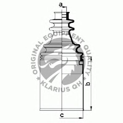 Комплект пыльника ШРУСа QH International QJB952