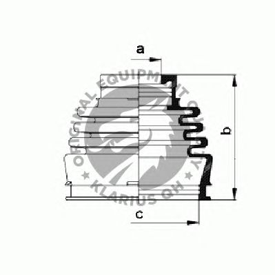 Комплект пыльника ШРУСа QH International QJB220