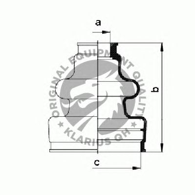 Комплект пыльника ШРУСа QH International QJB560