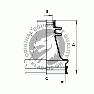 Комплект пыльника ШРУСа QH International QJB256