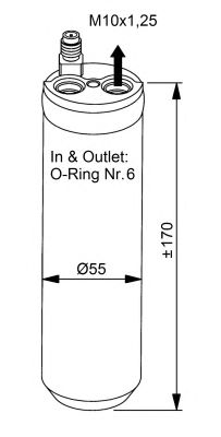Осушитель кондиционера NRF 33206
