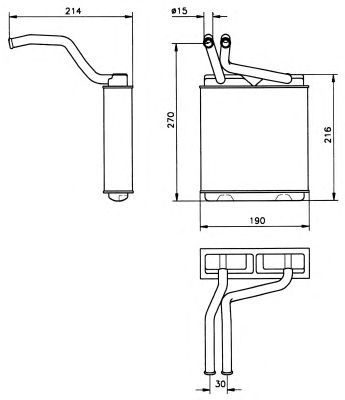 Радіатор опалення NRF 58150