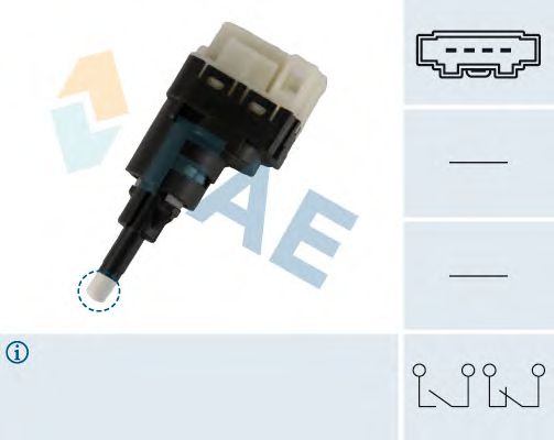 Выключатель фонаря сигнала торможения FAE 24761
