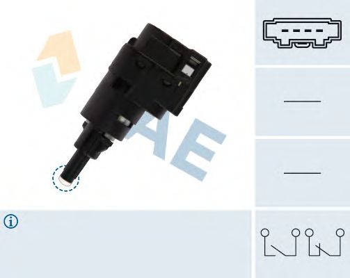 Выключатель фонаря сигнала торможения FAE 24763