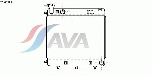 Радиатор, охлаждение двигателя AVA QUALITY COOLING MSA2085