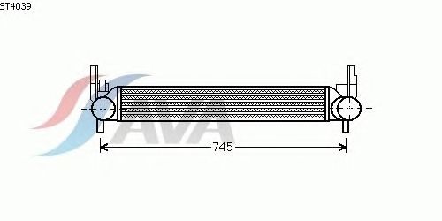 Интеркулер AVA QUALITY COOLING ST4039