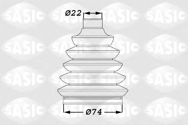 Комплект пыльника ШРУСа SASIC 1900011