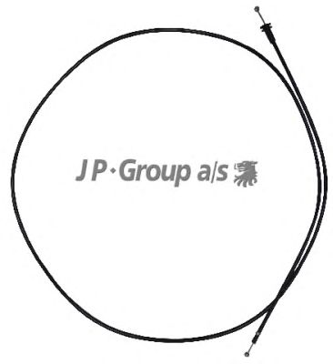 Трос замка капота JP GROUP 1170701100