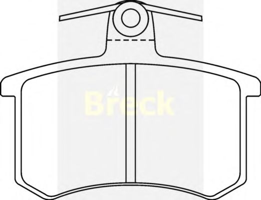 Гальмівні колодки BRECK 21144 00 704 00
