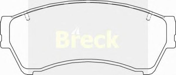 Тормозные колодки BRECK 24582 00 701 10