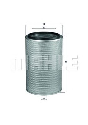 Воздушный фильтр MAHLE ORIGINAL LX 768