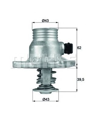 Термостат MAHLE ORIGINAL TM 11 105