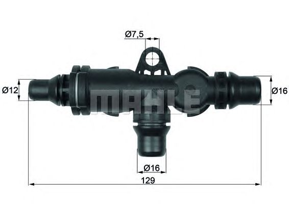 Термостат маслянной системы MAHLE ORIGINAL TO 4 82