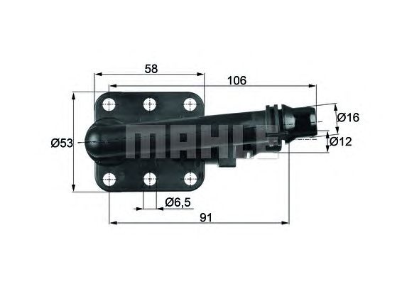 Термостат маслянной системы MAHLE ORIGINAL TO 5 82