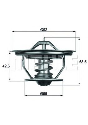 Термостат MAHLE ORIGINAL TX 35 79