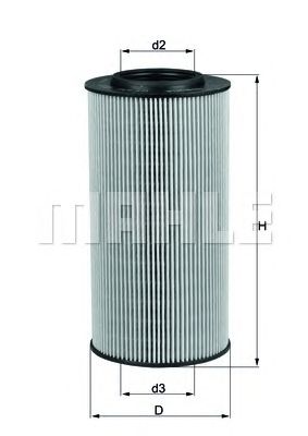 Масляный фильтр MAHLE ORIGINAL OX 434D
