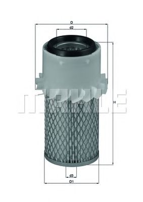 Воздушный фильтр MAHLE ORIGINAL LX 13