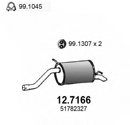 Глушитель ASSO 12.7166
