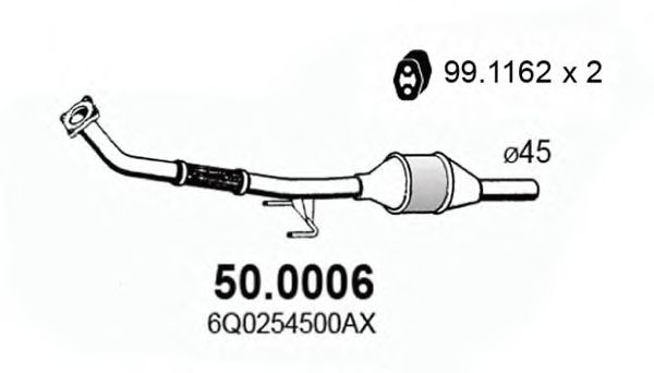 Катализатор ASSO 50.0006