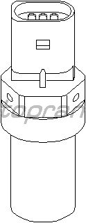 Датчик, участок пути TOPRAN 110 584