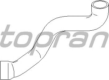 Шланг радиатора TOPRAN 500 446