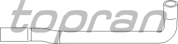 Шланг радиатора TOPRAN 501 573