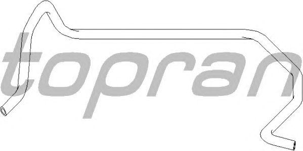 Шланг радиатора TOPRAN 301 431