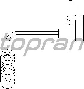 Датчик, износ тормозных колодок TOPRAN 401 459