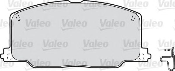 Тормозные колодки VALEO 598267
