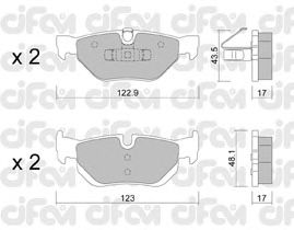 Тормозные колодки CIFAM 822-642-0