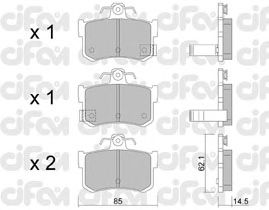 Тормозные колодки CIFAM 822-691-1