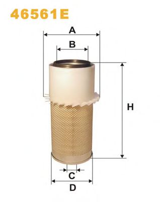 Воздушный фильтр WIX FILTERS 46561E