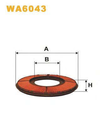 Воздушный фильтр WIX FILTERS WA6043