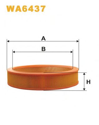 Воздушный фильтр WIX FILTERS WA6437