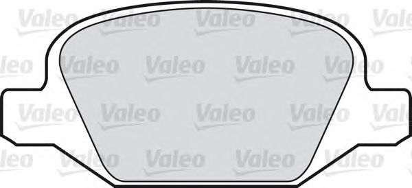 Тормозные колодки VALEO 598407