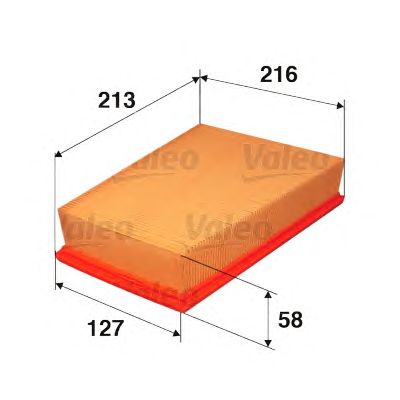 Воздушный фильтр VALEO 585136