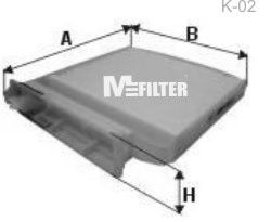Фильтр салона MFILTER K 978