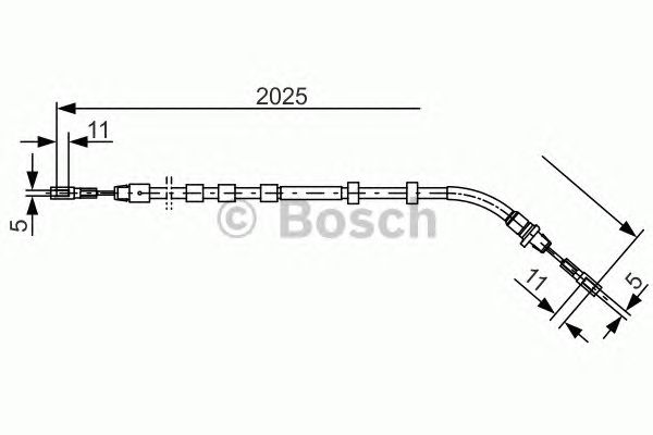 Трос ручника BOSCH 1 987 477 903