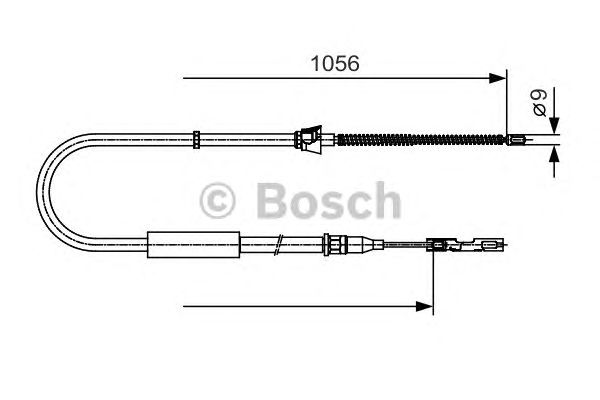 Трос ручника BOSCH 1 987 482 125